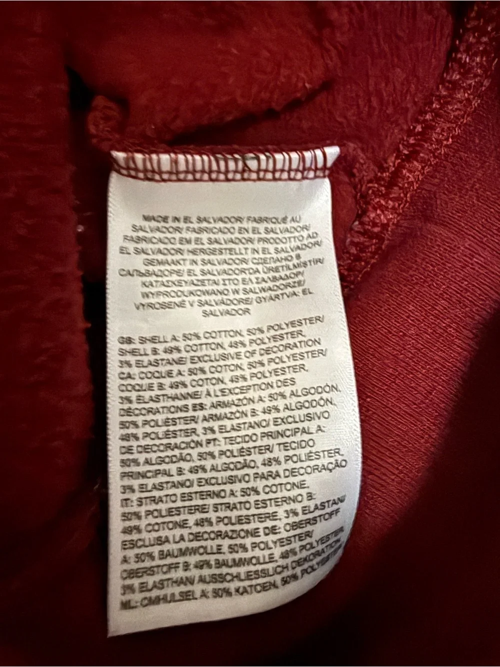 The‎ North Face Men’s Crewneck Sweatshirt - Burgundy. B44